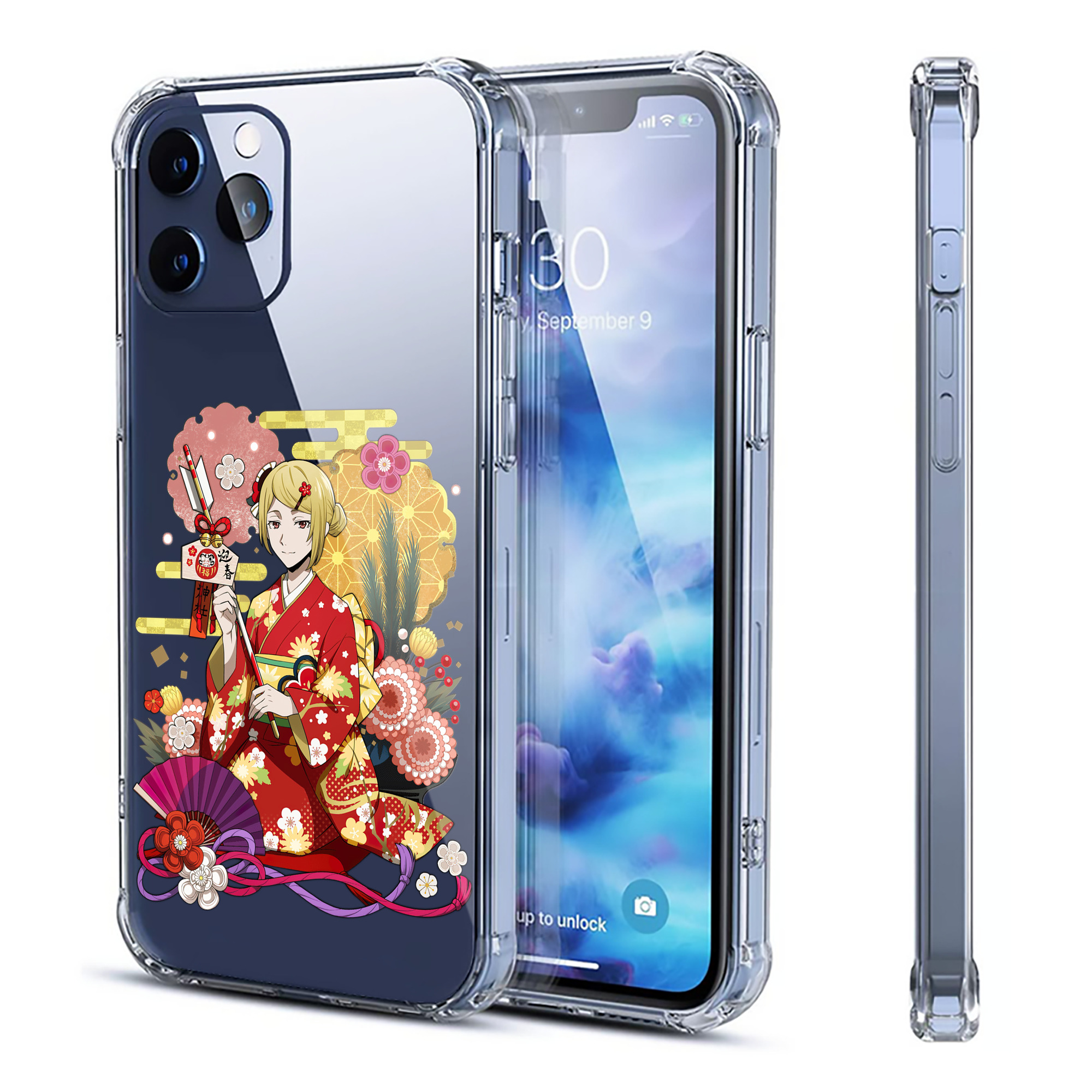 （画像用） 文豪ストレイドッグス Bungo Stray Dogs 【iPhone 12シリーズ対応】透明スマホケース（クリアソフトケース）